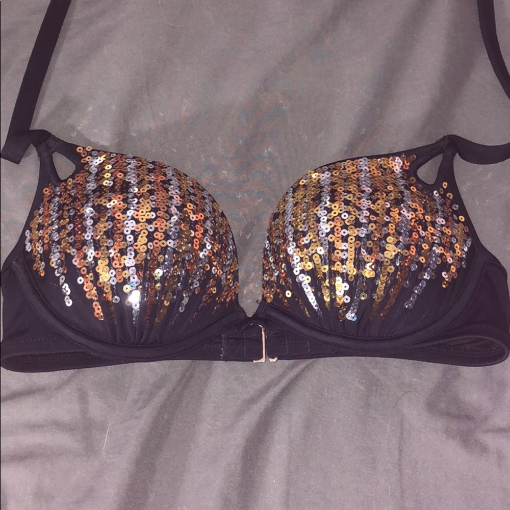 Push up Sequined Victoria’s Secret Swim Top